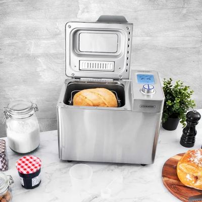 Kitchencook - Smart_i - Inox - Machine À Pain - 550 W - 25 Programmes