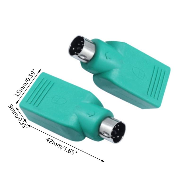 for  to USB Female,PS/2 Male Converter Changer Adapter for Keyboard Mouse Household Computer Accessories