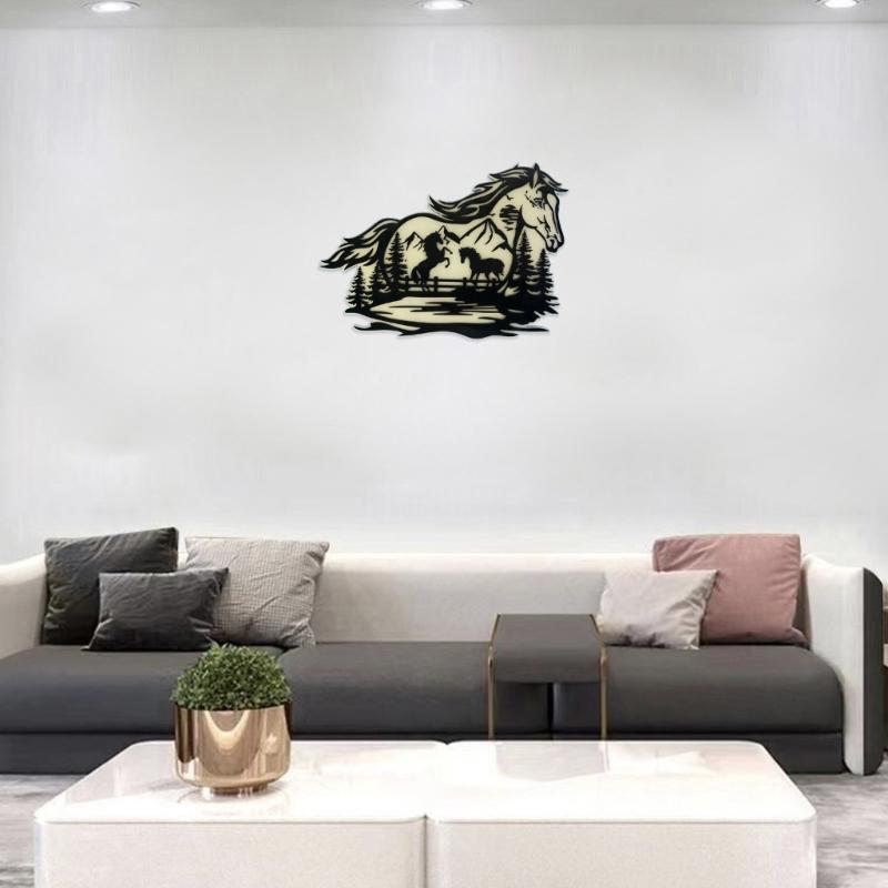Personalized Horse Shaped Resin Wall Ornament Mold Unique Decoration Silicone Mold  Exquisite Decorative Items Moulds