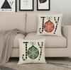 Christmas Pillowcase 45x45cm Decorative Christmas (Joy Red)