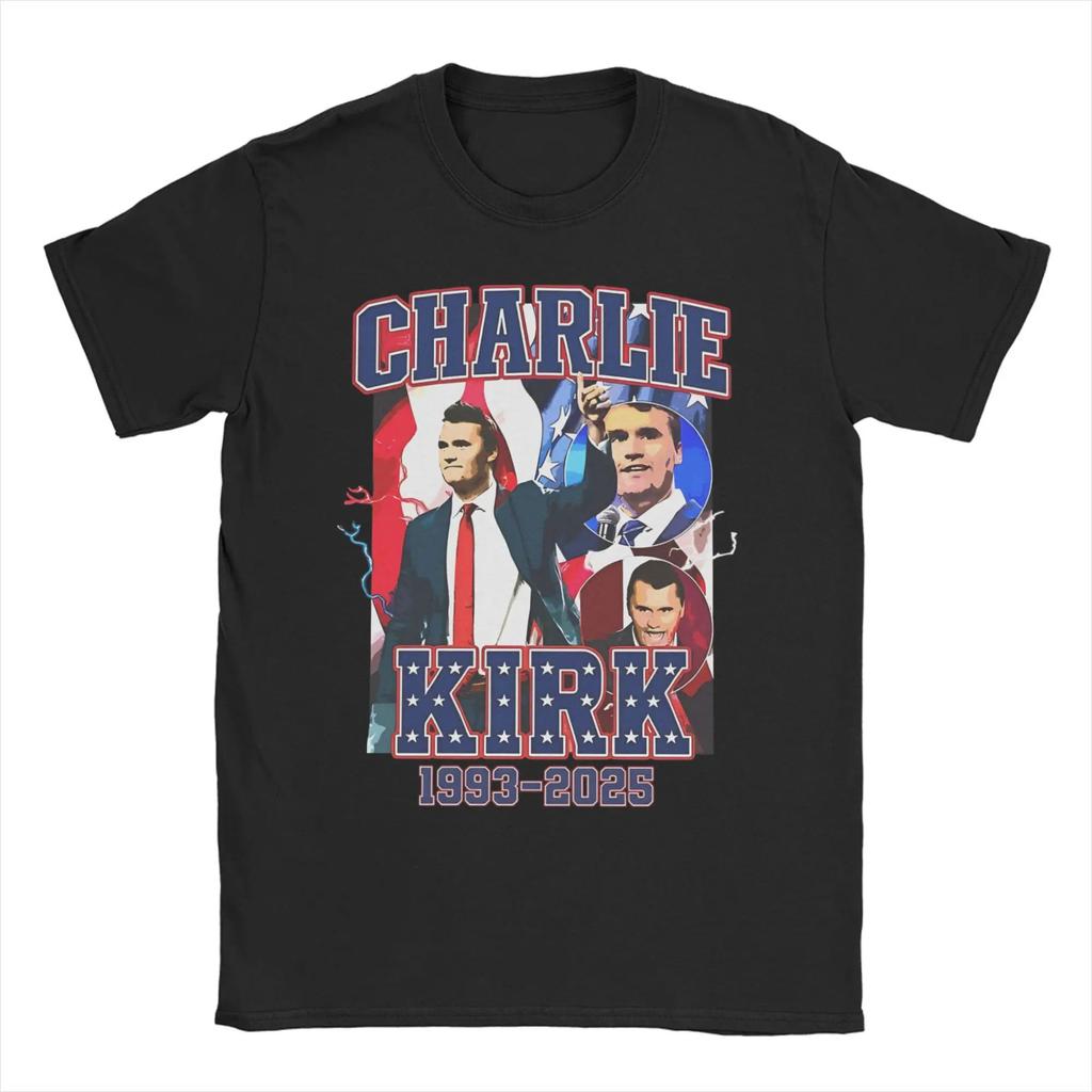 Legends Never Die Charlie Kirk Signature Funny Pure Cotton Tee Shirt Short Sleeve T Shirts Clothes Printed Unisex