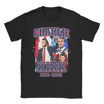 Men's Tops Legends Never Die Charlie Kirk Signature Funny Pure Cotton Tee Shirt Short Sleeve T Shirts Clothes Printed Unisex