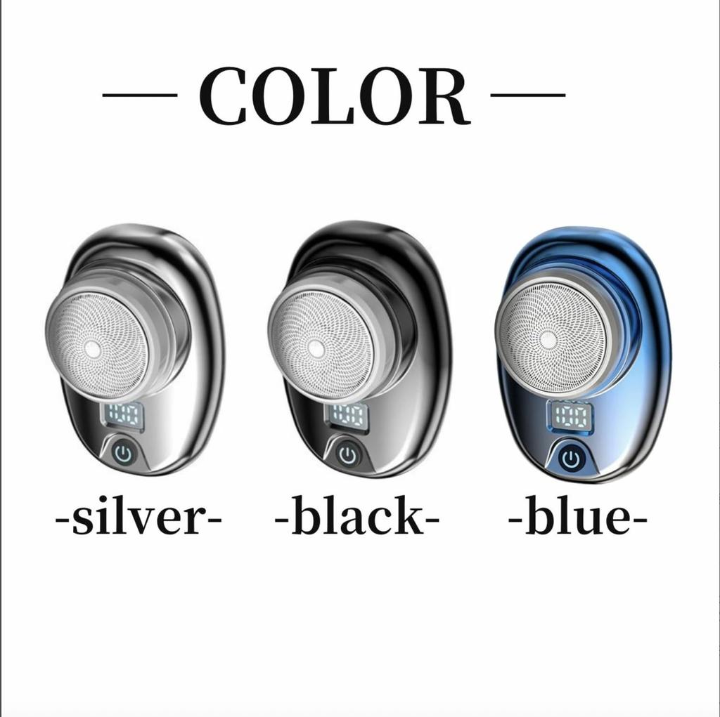 Portable Electric Shaver for Perfect for Hospital and Mini Rotary IPX7 Perfect Gift for Day or Day Men, Travel, Use, More. Compact, Washable,