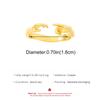 Creative Two Hands Shape Open Adjustable Ring Minimalist Unique Statement Finger Ornament for Women Daily Fashion Matching Jewelry