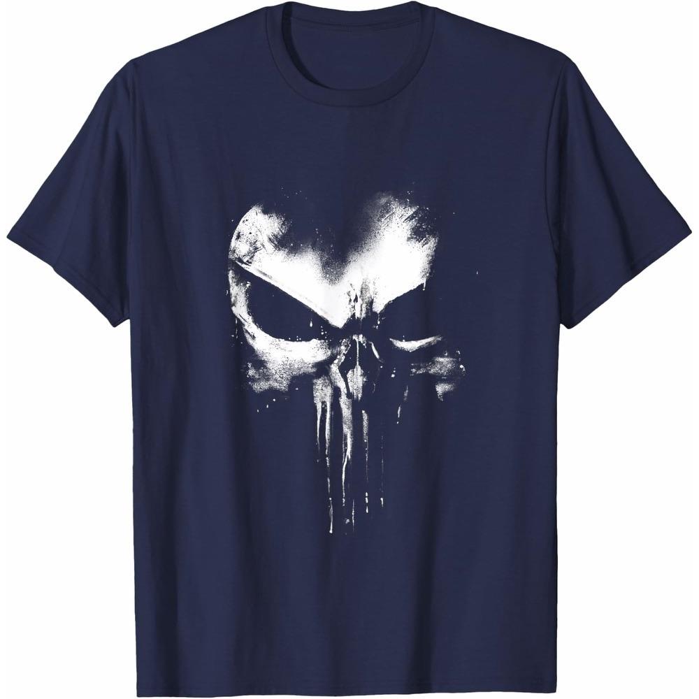 

Punisher Marvel TShirt Unisex Short Sleeve Breathable Cotton Relaxed Fit Crew Neck Street Top for Men 4XL