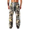 Men's Casual Printed Wide Leg Hunting Jogger Pants with Pockets Relaxed Fit