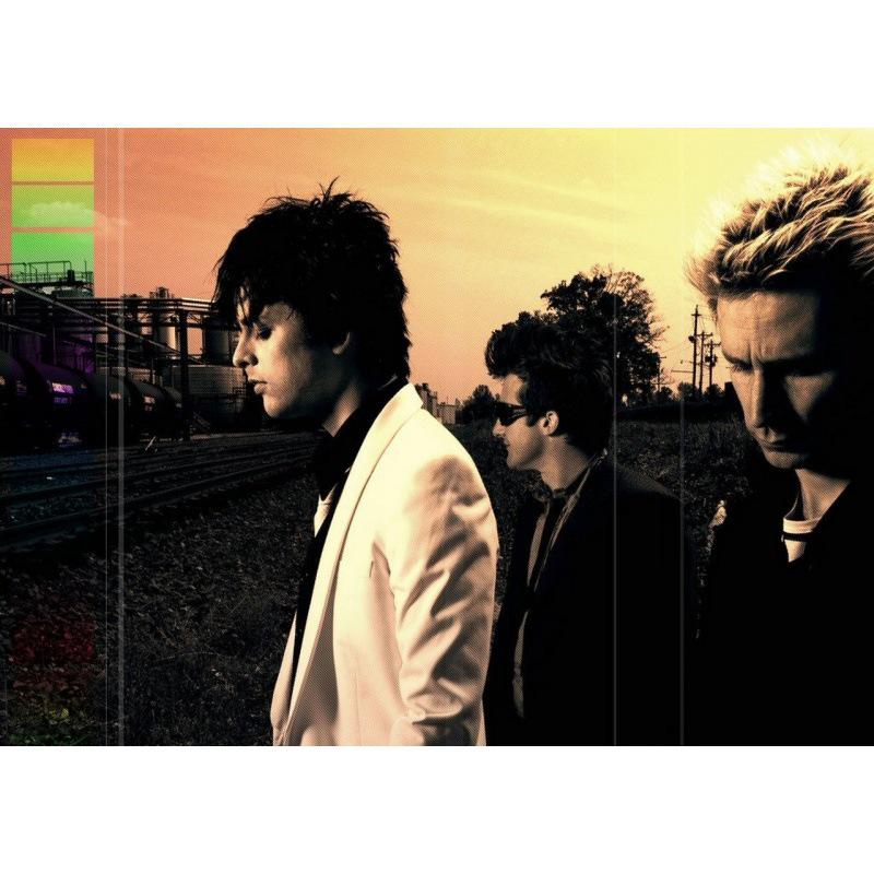 

Green Day Celebrity Photo Poster for Bedroom, Bar, Home Decoration - Framed Wall Art White card paper (non-adhesive) 30*42 cm
