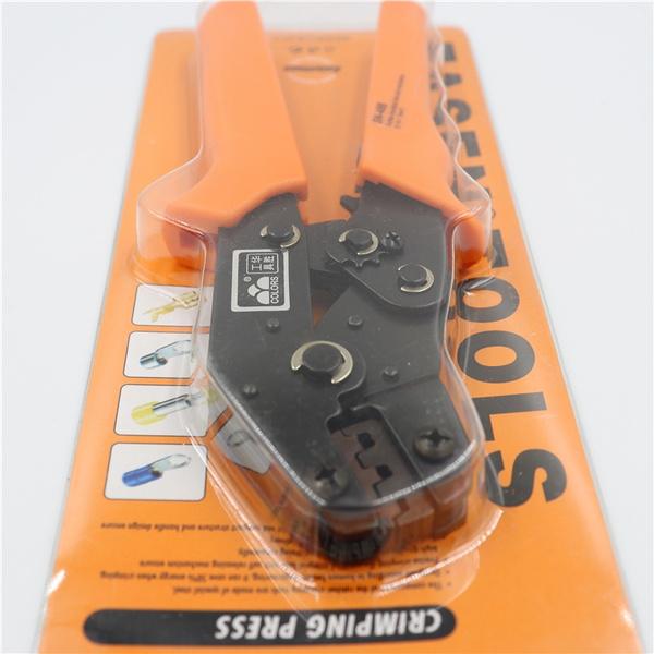 SN-48B Orange / Blue European Bare Terminal Crimping Pliers Crimping Tools 2.8mm 4.8mm Plug Spring SN48B