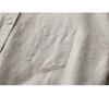 Japanese Cotton and Linen Shirt Women's Solid Color Versatile Casual Round Neck Seven Quarter Sleeved Shirt