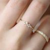 European and American Jewelry: New Style Rhinestone Crystal 9-Stone Ring