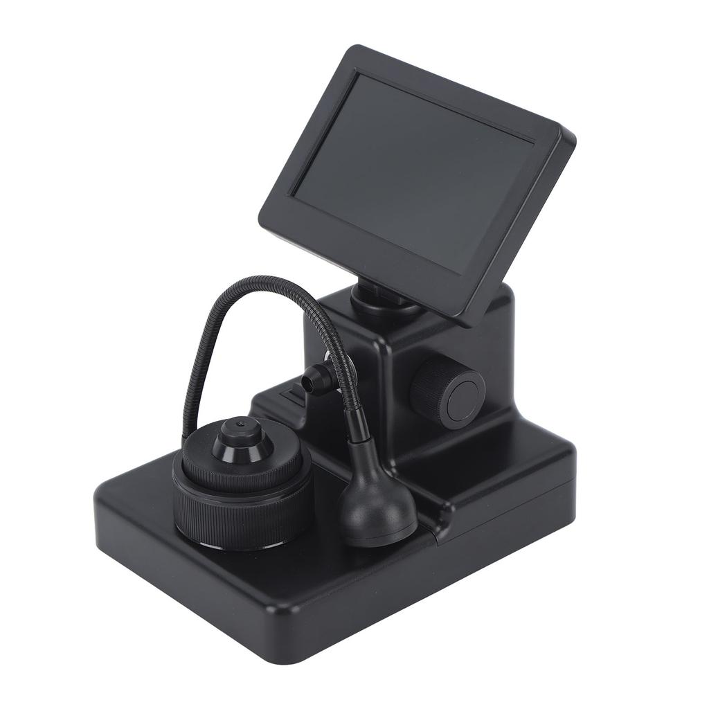 Digital Jewelry Microscope 4.3in Large Screen 1000X 1280x720 USB Soldering Microscope for Laboratories