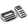 Car Aluminum Pedal Covers Non-Slip Foot Pedals Pads Brake Accelerator Pedal Covers Auto No Drilling Car Interior Accessories Replacement for Maverick