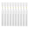 10PCS 3mm Empty Refillable Blank Paint Touch-Up Pens Round Angled Head Paint Markers