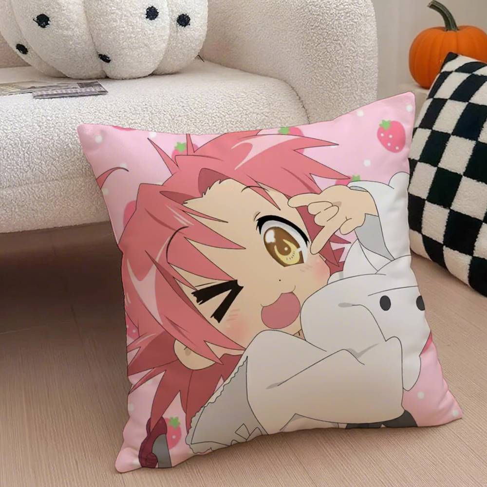 Lucky Star Pillow Case Anti-dustmite Pillowcase Invisible zipper silky short plush Sofa cushion cover