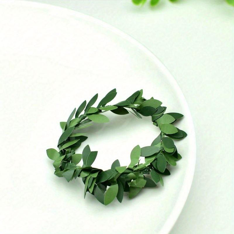 Simulated Rattan Napkin Ring, Napkin Rings for Nautical Theme Table Decor, Perfect for Parties, Weddings, Birthdays & Dining Ambiance