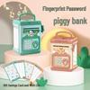 Large Capacity Cartoon Children's Savings Jar with Automatic Deposit/Withdrawal and Password Safe