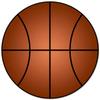 Living Room Bedroom Floor Mats Kids Room Area Rug Basketball Ball Retro Striped Print Round Rug