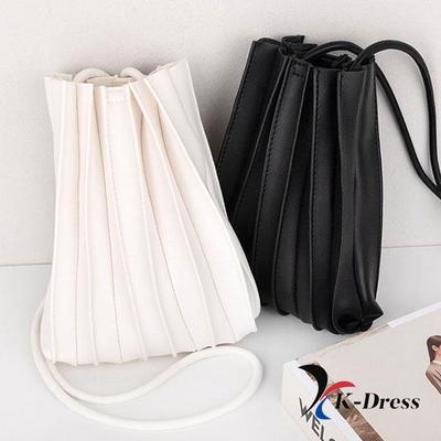 Mini Pleated Crossbody Bag (2 Colors)