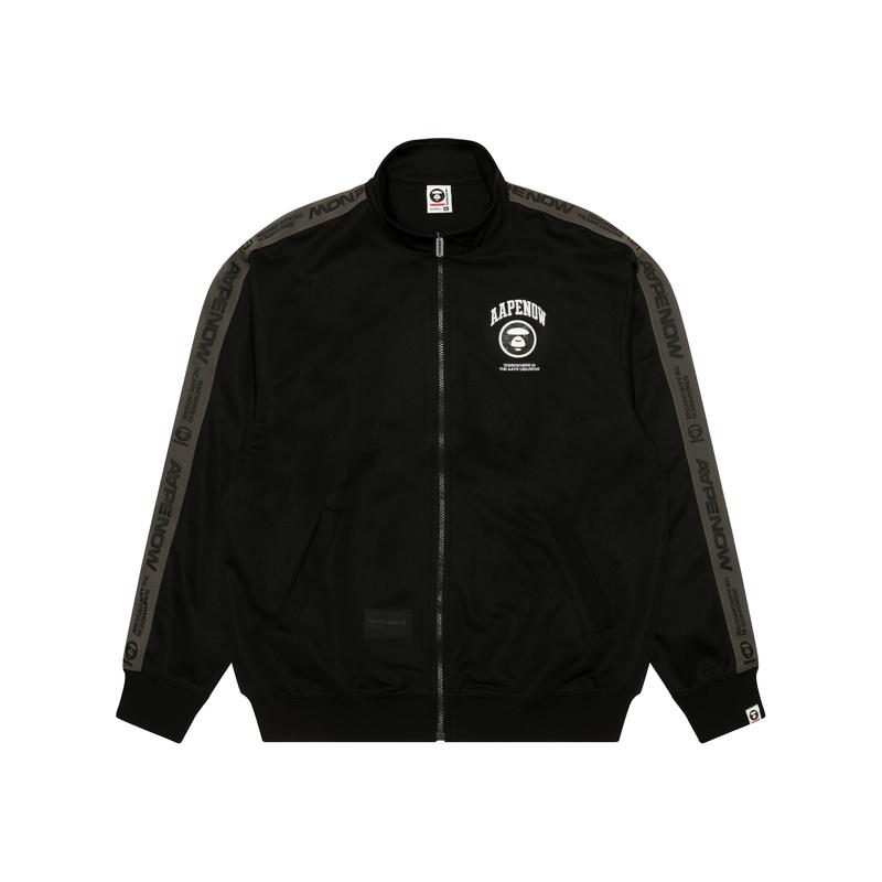 Aape logo-tape zip-up jacket AAPSWMA398XXM
