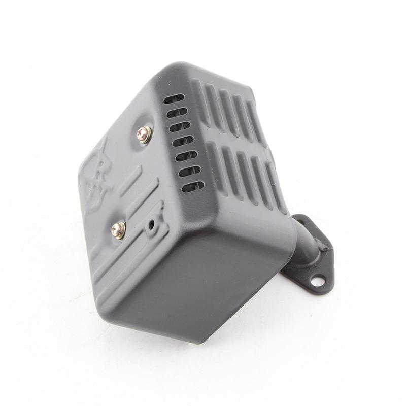 Ensemble d'échappement, Tuyau d'échappement avec joint d'étanchéité Compatible avec Honda Gx160 Gx200 5.5HP Pièces de rechange Facile à installer Durable