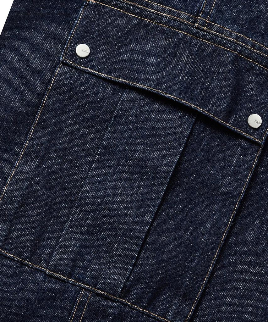 KULTE Washed Cargo Denim Pants Indigo