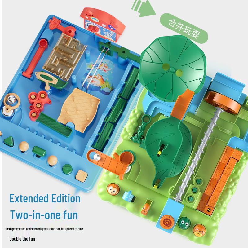Little Bay Adventure Maze Marble Run Toy for Kids