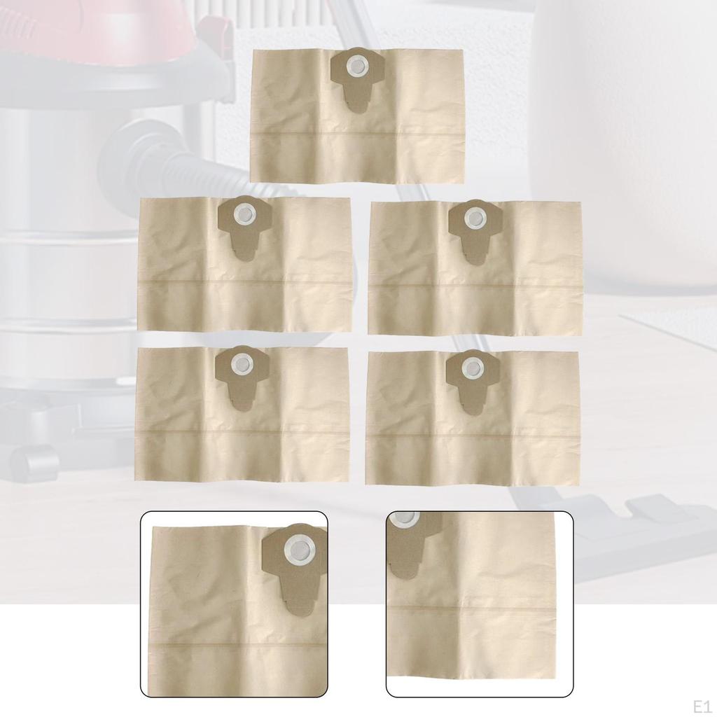 5Pcs Vacuum Cleaner Bags Dust Collection Bag Accessories Easy Installation Wet and Dry