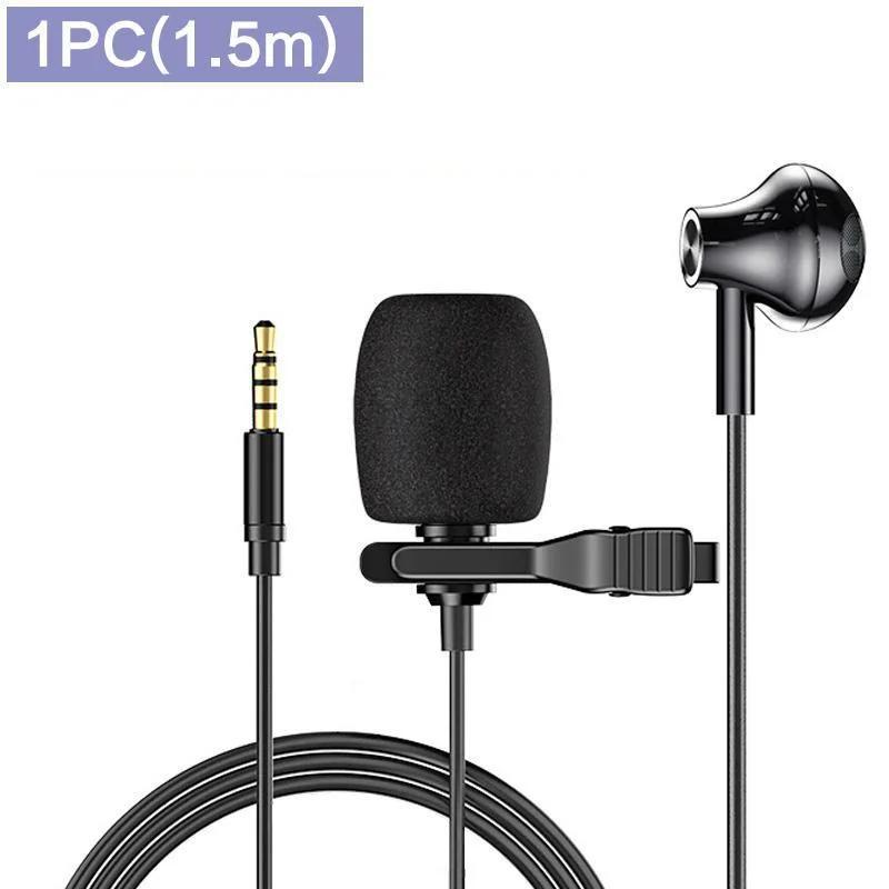 

Omnidirectional Clip-on Microphone Condenser for iOS Android Smartphones Tablets Recording