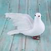 Artificial White Feather Doves for Wedding Decoration Party Accessories