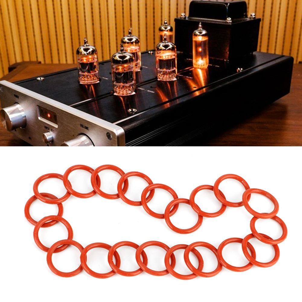 20pcs Tube Damper Silicone Rings Fit for 12AX7 12AU7 12AT7 12BH7 EL84