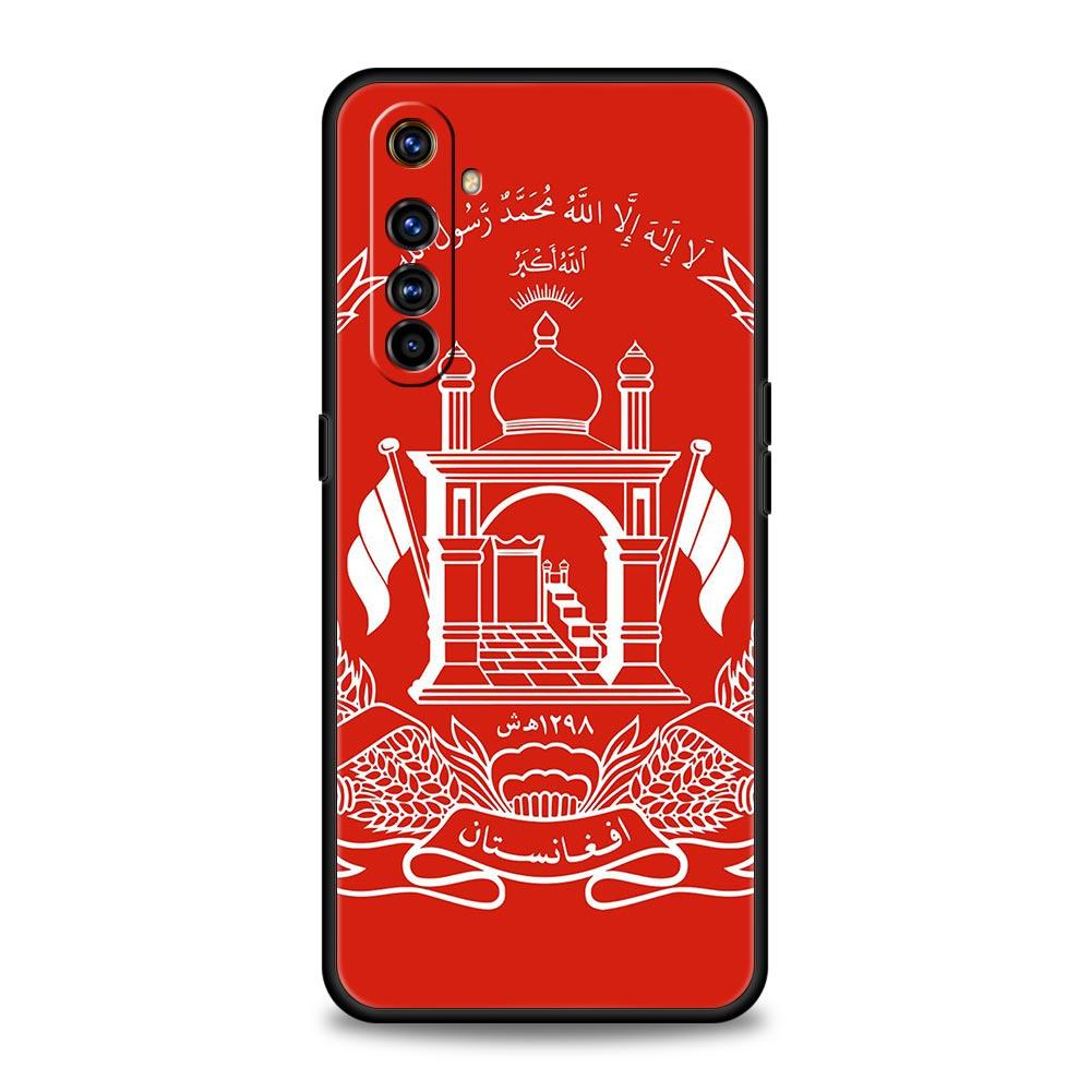 Afghan Afghanistan Flag For Realme 11 10 9 8 5G 7 6 GT2 Pro Plus C21 C11 C25 C35 Soft Cover For Realme GT Neo 2 3 3T Phone Case