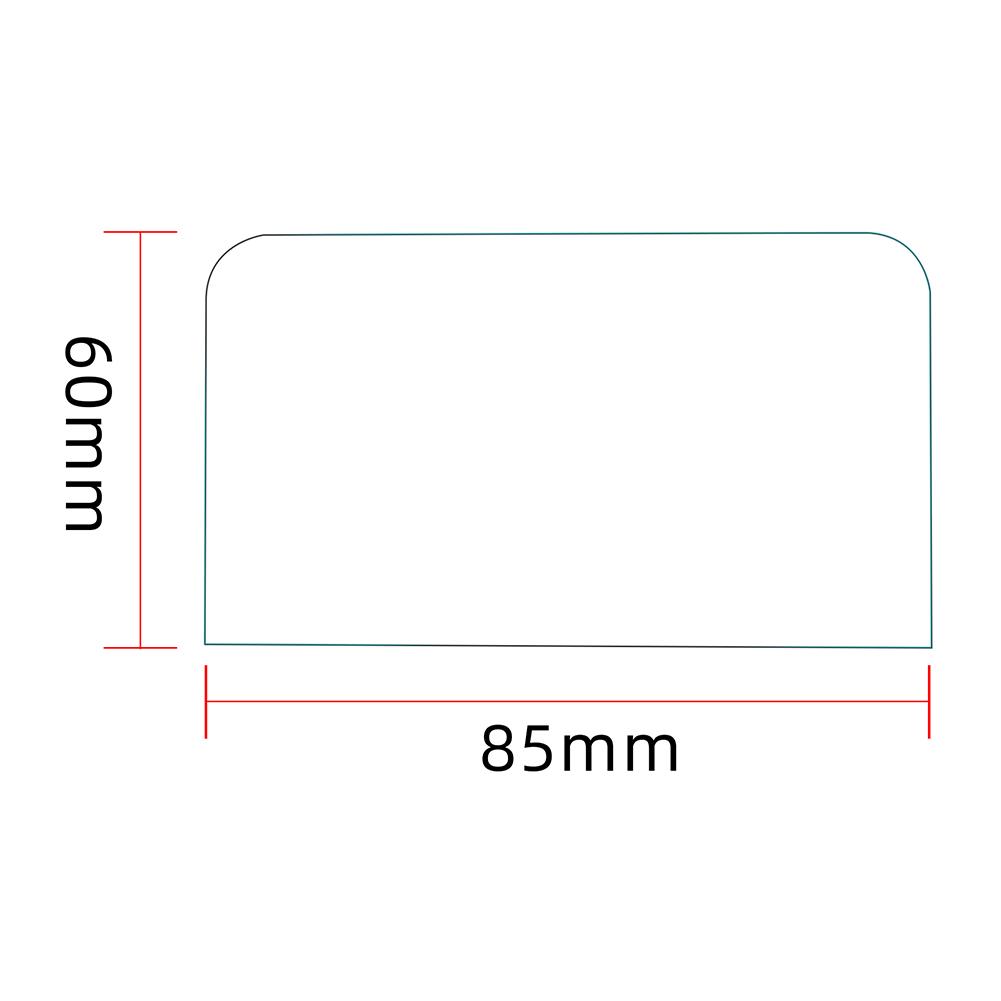 2PCs Tempered Film with Hardness Panorama Camera Protective Film Scratch Resistant Tempered Glass Protector for DJI OSMO 360