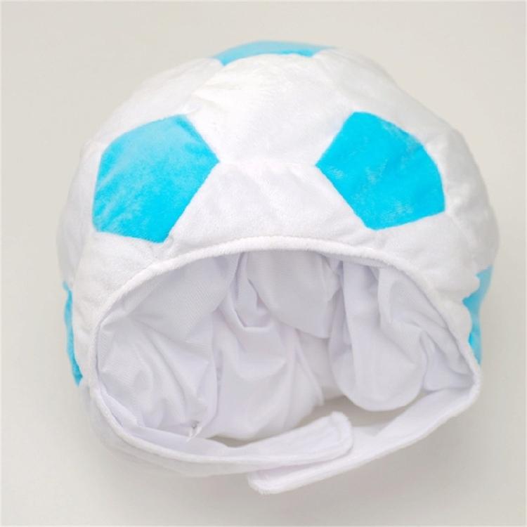 Soccer Themed Headgear Cap Comfortable Cotton Football Headpiece Washable For Adults Kids Sports Event Family Gathering