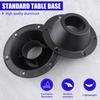 2Pack RV Table Base Mount Standard Size Aluminum RV Table Base Mount Camper Table Leg Base Mount Bracket Flush Table and Floor Mounting Base with 6