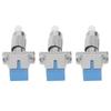 3PCS Single Mode Fiber Optic Converter Adapter Hybrid Adapter Connector  Professional Accessories