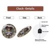 Large 12 Inch Glass Wall Clock Expertly Packaged To Ensure Safe Transportation