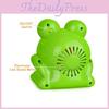 Portable Bubble Maker With Big Frogs Theme And Melodic Sounds For Baby And Toddler Entertainment