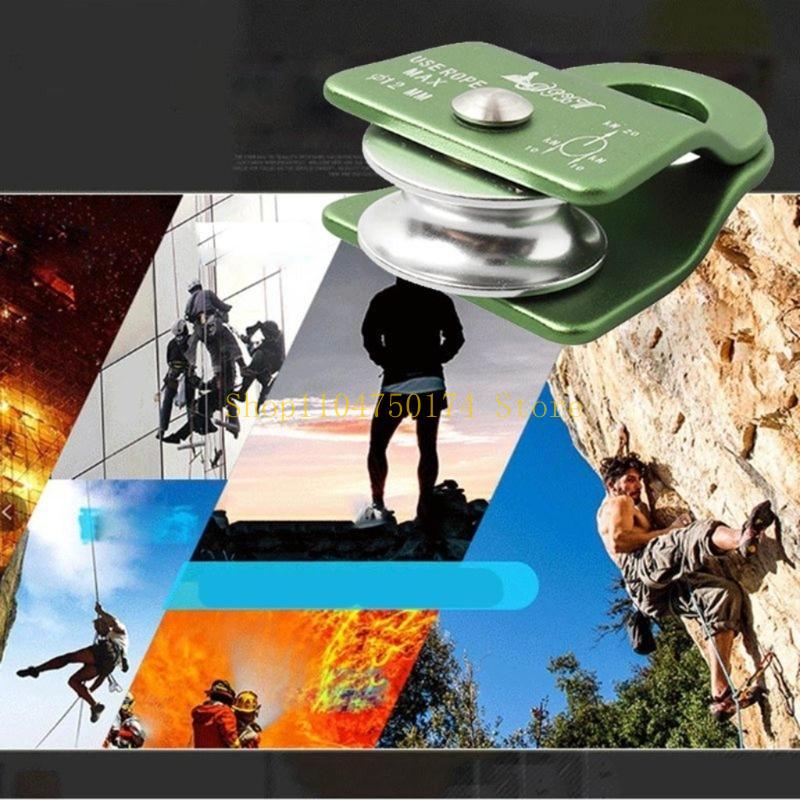 Active Pulley Block Pulley for Rock Climbing Rope Ice Belt Lifting Sling top sale