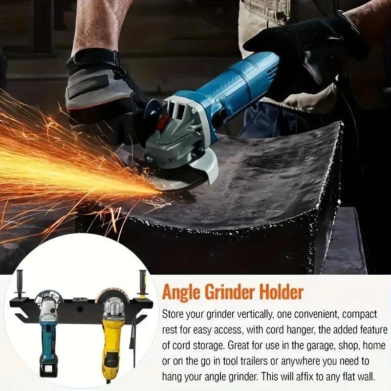 Wandhalterung Winkel grinder Aufbewahrungsregal Ständer mit Kabelhaken Mehrzweck Robuster Poliererhalter Platzsparend