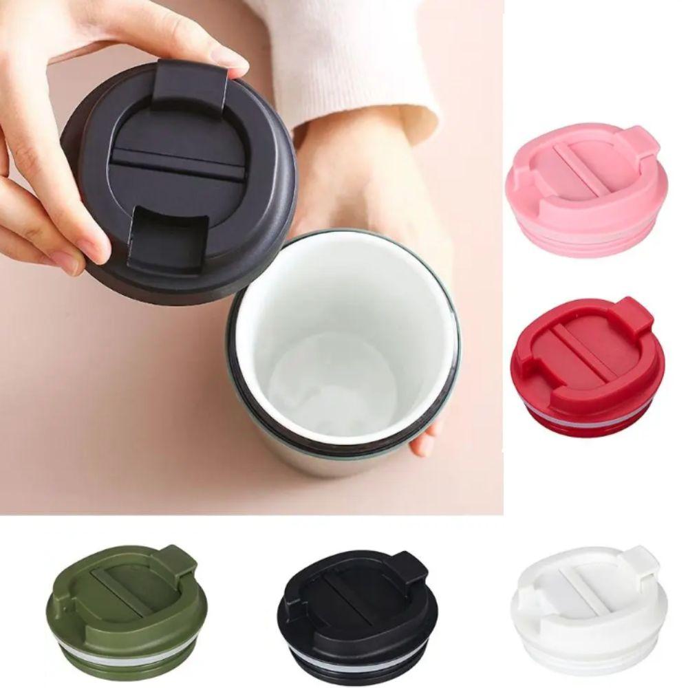

3pcs Multicolor Water Bottle Cover Plastic Travel Cup Cover Coffee Cup Replacement Lid Car Cup рожевий