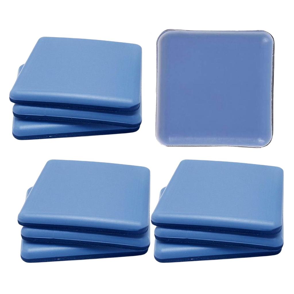 10 Pieces Furniture Sliders Pad Movers For Carpet Moving Protector Pads Large Heavy Gliders EVA