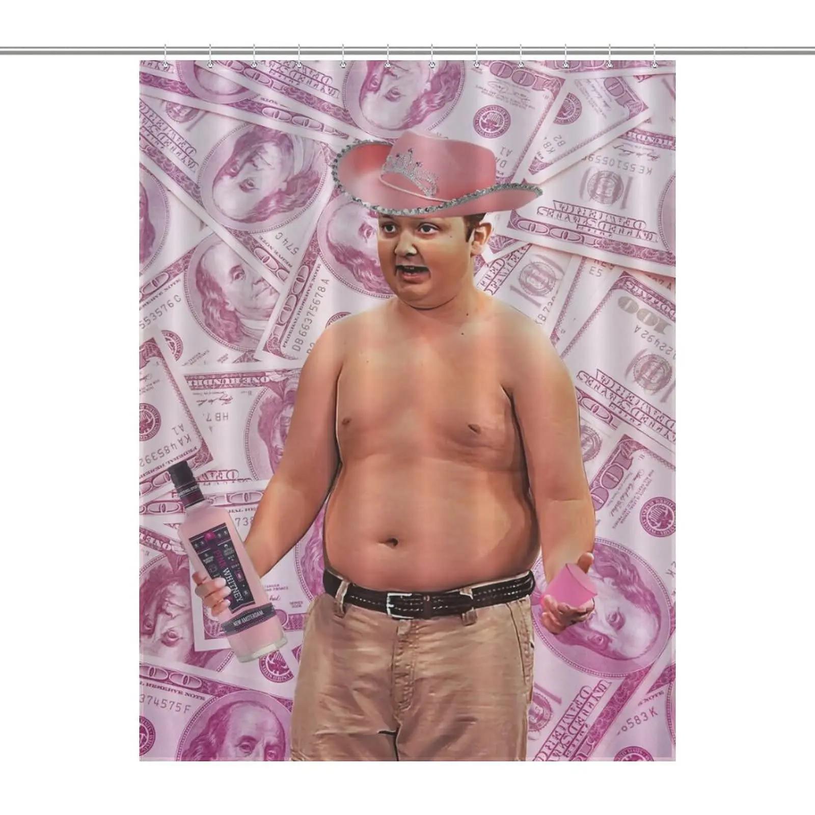 

Шторка для душа Найджела Торнберри, Забавные шторки для душа, Комиксы Шторки для ванной Водонепроницаемая полиэстеровая ткань Декор для ванной, крючки 90x180cm