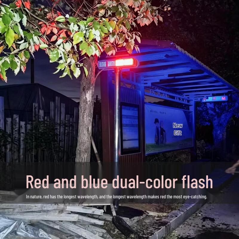 Solar Warning Light Pole Kit