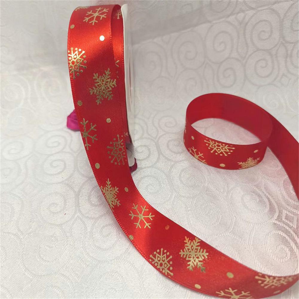 Christmas Ribbon Densely Woven Bright Colors Light Luxury High Demand For Christmas Crafts Christmas Ribbon Packing Ribbon
