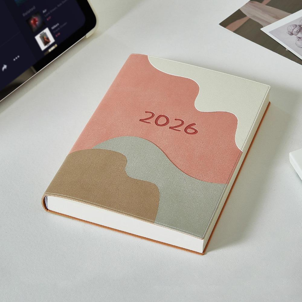 Ocean Waves 2026 Schedule Book A5 Planner Notebook Portable Calendar Book  Office Supplies