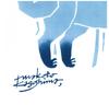 Todaya Shoten Nashienzome Tenugui Hand Shiba and Yurikamome Train 390 (Japanese Towel) Pear, Inu,
