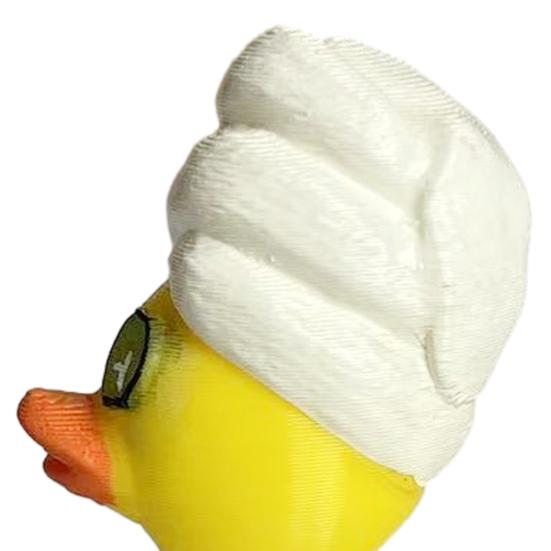 1/2Pcs Diving Duck Figurine 3D Printed SPA Duck Statue Cartoon Animal Sculpture Home Office Desktop Decoration Ornament