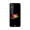 Case for Oppo A17 Colorful Nike Logo Black Front