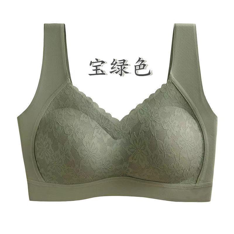 Women S Wireless Push Up Sexy Lace Seamless Sports Bra