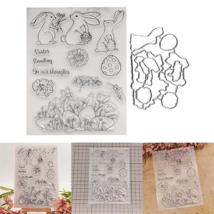 Clear Scrapbooking Stamp Set Cutting Dies for Card Making Scrapbooking